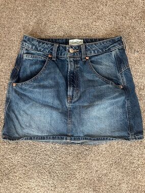 Universal Thread Blue Denim Mini Skirt